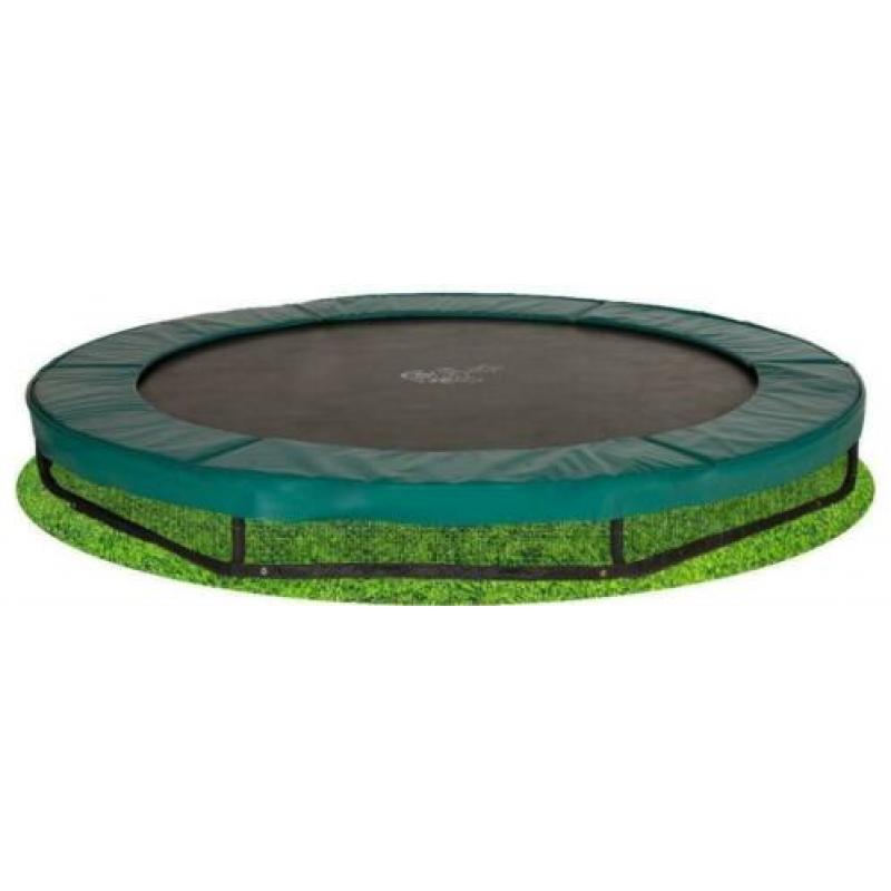 Ingraaf Trampoline Magic Circle Pro 366 groen Inground 816