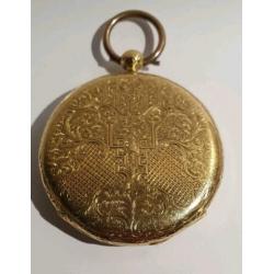 18 karaat gouden zakhorloge
