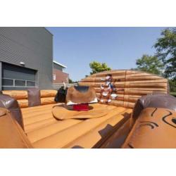 Rodeo stier/Springkussen/popcorn&suikerspin/partytent/stoele