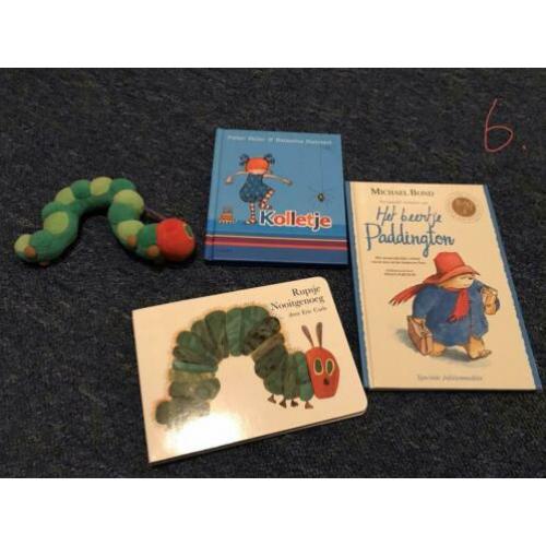 Verschillende boeken, prenten, lees, knutselboeken