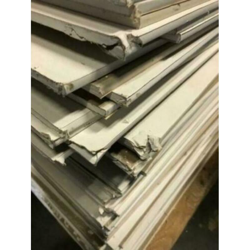 gipsplaten gips platen gipse plafondplaten 59x119,5x0,8cm