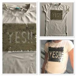 Indian Blue jeans ecru shirt maat 140 reversibel