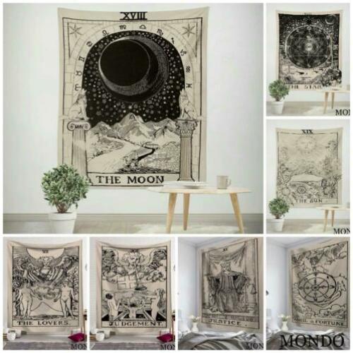 Tapestry strength tarot kaart tapijt kleed astrologie vlag