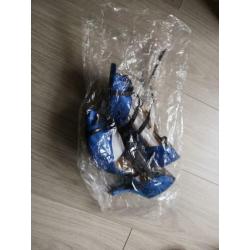 Mooie blauwe hakken 7,5cm. Geschikt voor salsa.