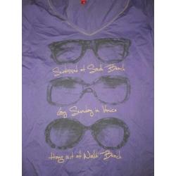 Paars zonnebrillen shirt Edc by esprit. Xxl