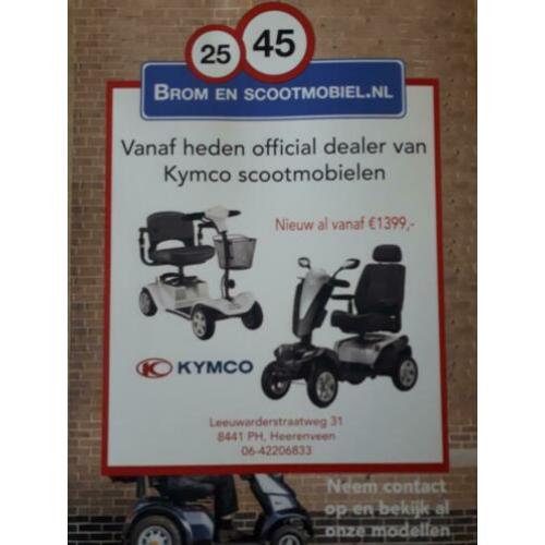 Uw KYMCO scootmobiel dealer van het noorden.