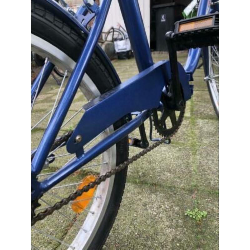 Mooie blauwe vouwfiets te koop