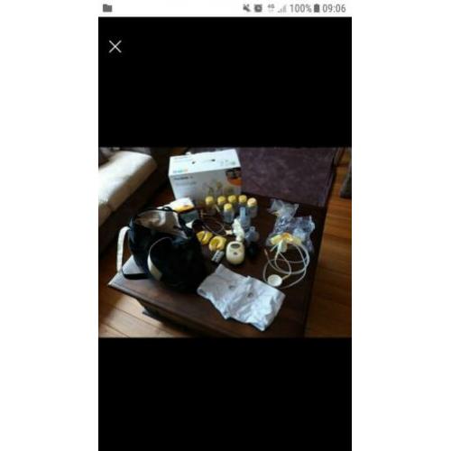 Medela dubbele kolf en toebehoren