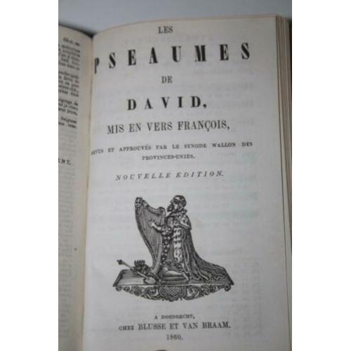 Franstalig Nieuw Testament en kerkliederen (1823/1860/1859)