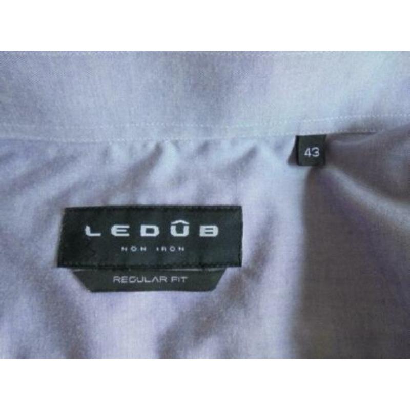 LeDub overhemd, paars. 43 /XL