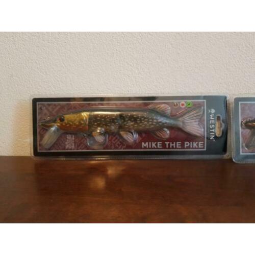 2x Mike the pike 1x tommy the trout nieuw