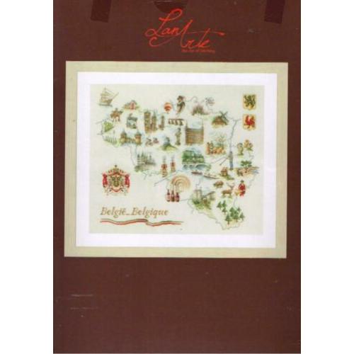 Cado LANARTE GROOT BORDUURPAKKET, LANDKAART VAN BELGIE 689
