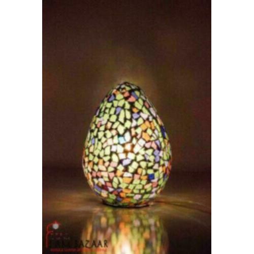 Glaslamp mozaiek handgemaakt 1