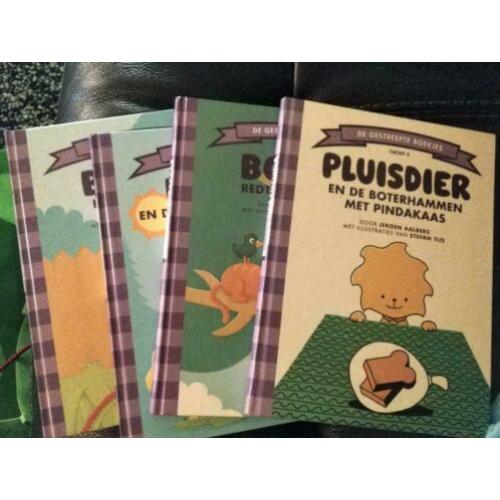 (2343) 4 kleuterboeken (3xBorre, 1xPluis)