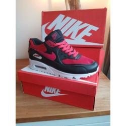 Nike air max 90 rood zwart wit Maat 40 41 42 43 44 46 NIEUW