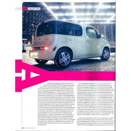 Autovisie Nissan Cube,Focus,Veyron,Mclaren F1,Qashqai,Yeti.