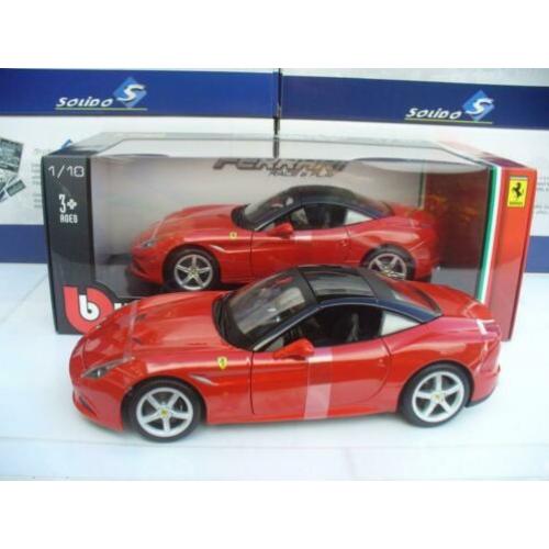Bburago 1/18 Ferrari California Coupe Rood/ Zwart