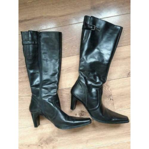 Zwarte leren laarzen maat 41