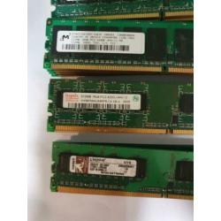 Partij DDR2 512MB Desktop geheugen PC2-4200 533 CL4 6400 800