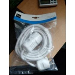 Kopp geaard 5 meter 3 x 1.5 mm 2 - Verlengsnoer