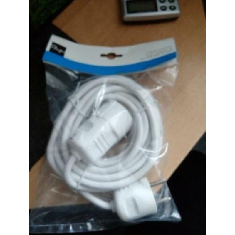 Kopp geaard 5 meter 3 x 1.5 mm 2 - Verlengsnoer