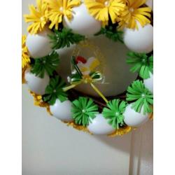 Paas krans handmade nieuw