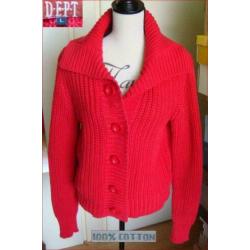 DEPT rode vest maat L zgan