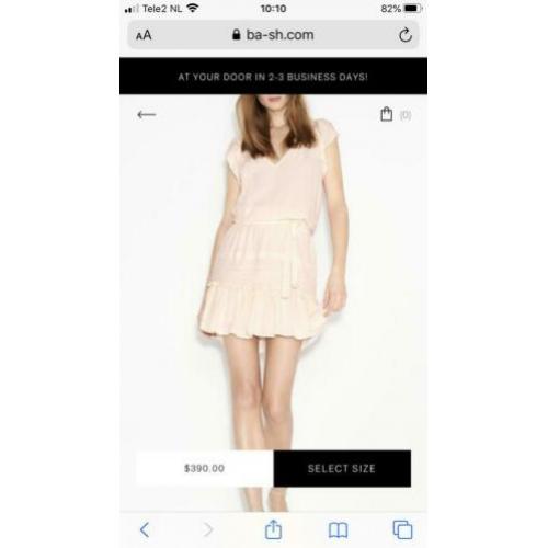 Ba&sh Lini dress zwart