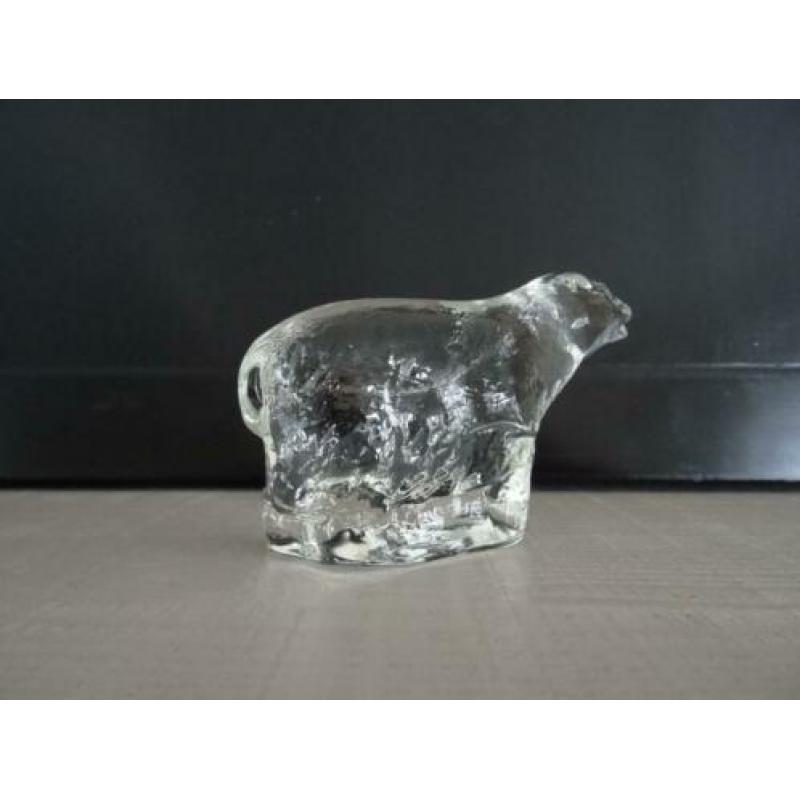 Beeldje ijsbeer - glas