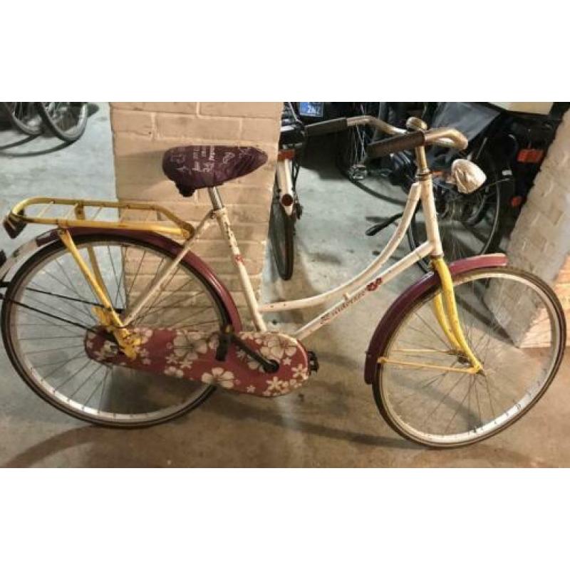 Omafiets Zuiderzee 26 inch en losse fietsonderdelen