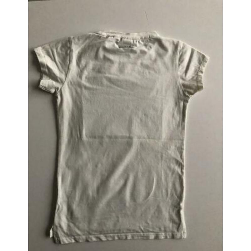 Indian Blue jeans ecru shirt maat 140 reversibel