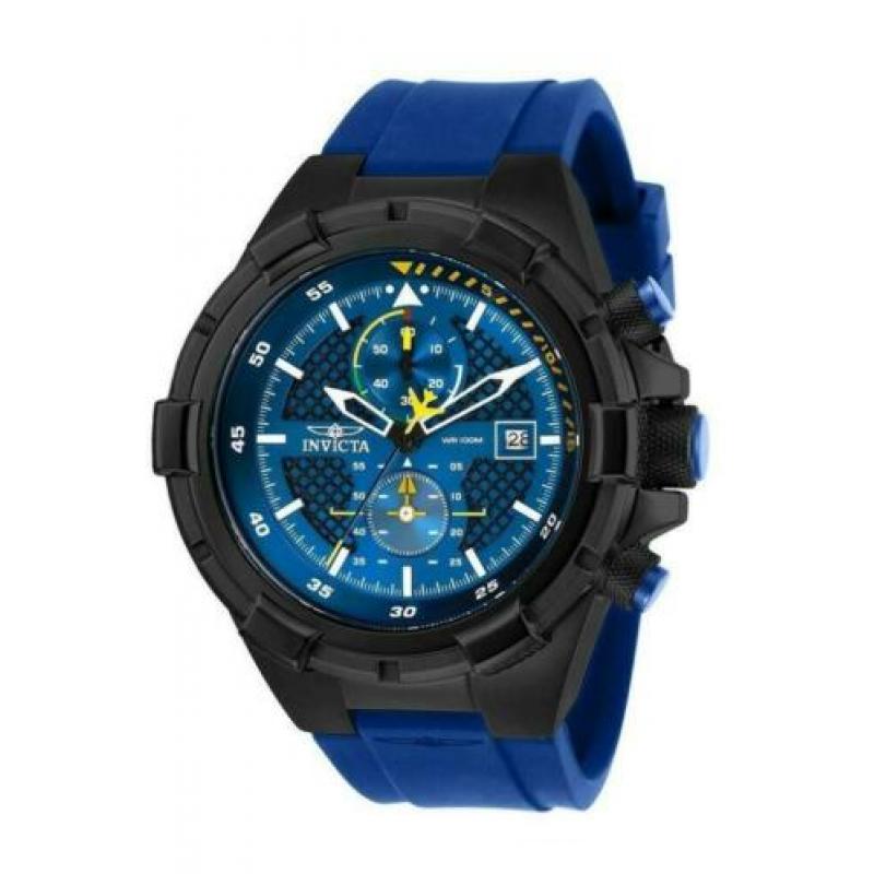 INVICTA heren Aviator Chrono Blue NIEUW IN DOOS