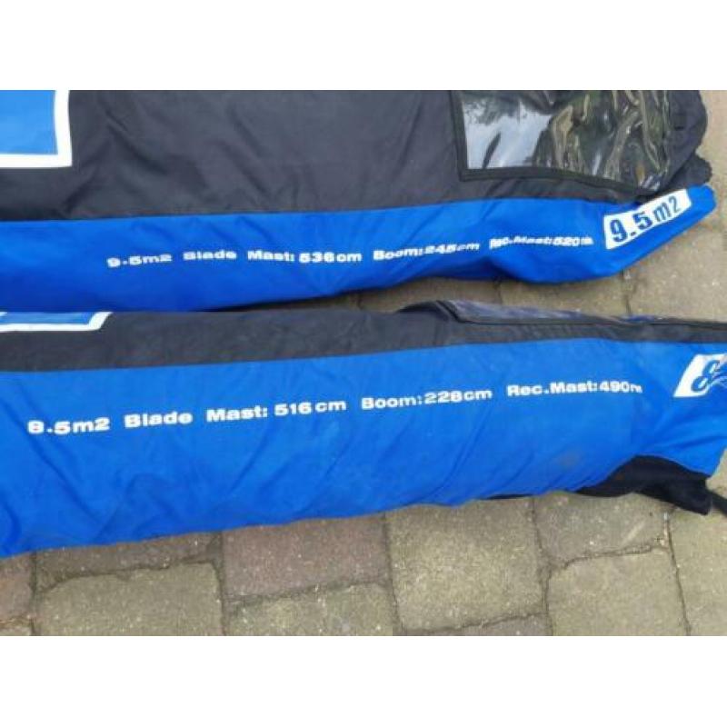 Loft Sails Blades 8.5 en 9.5, eventueel met RDM mast
