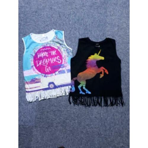 2x Bonprix shirt + Bonprix broek maat 152-158