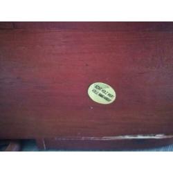 Vintage brocante houten hangemaakte auto oldtimer