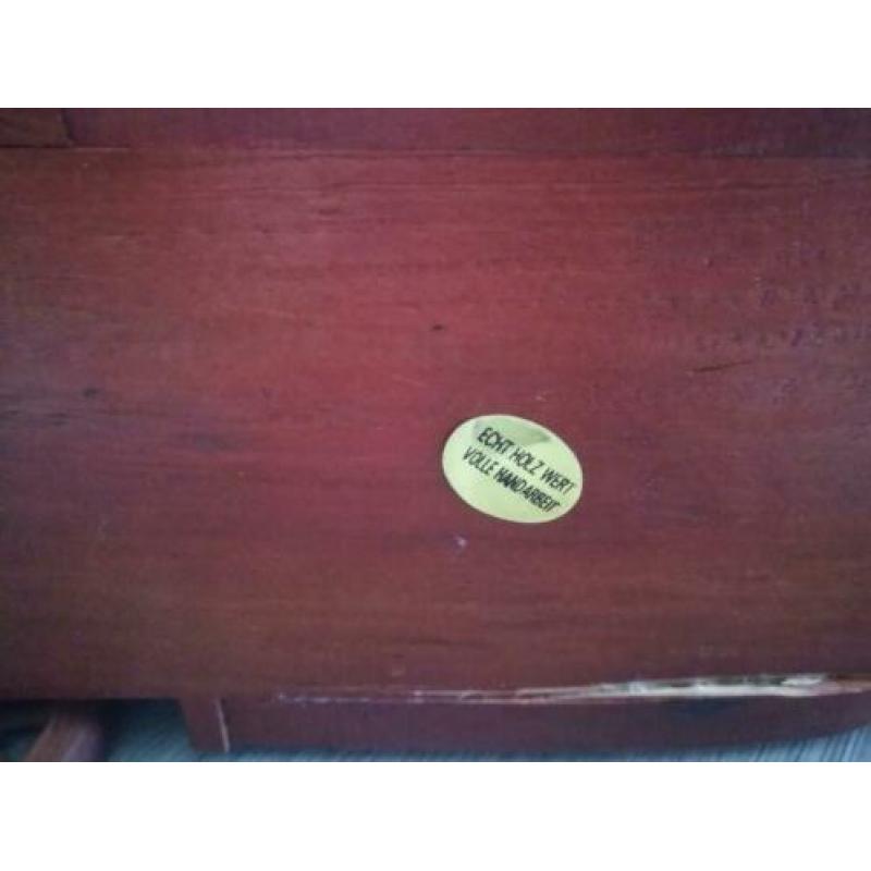 Vintage brocante houten hangemaakte auto oldtimer