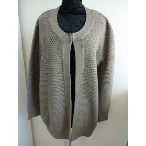 2XL/BIAGGINI Prachtig taupe kleurig vest