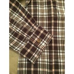 NIEUW: geruite flanel blouse; merk Marc 'O Polo; maat 164