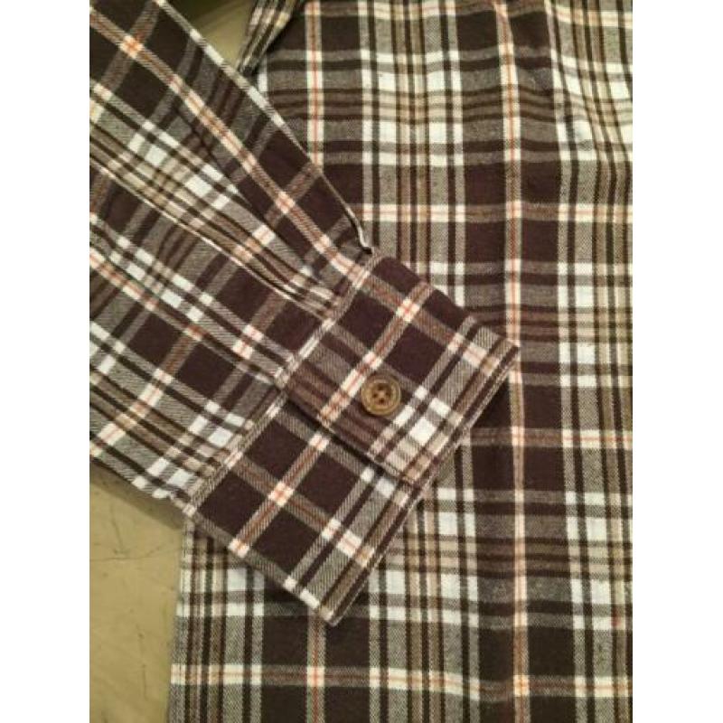 NIEUW: geruite flanel blouse; merk Marc 'O Polo; maat 164