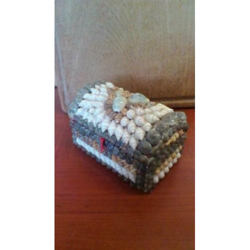 Schelpen doos doosje sieradendoosje