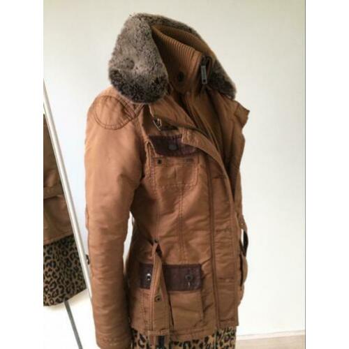 Khujo winterjas cognac M