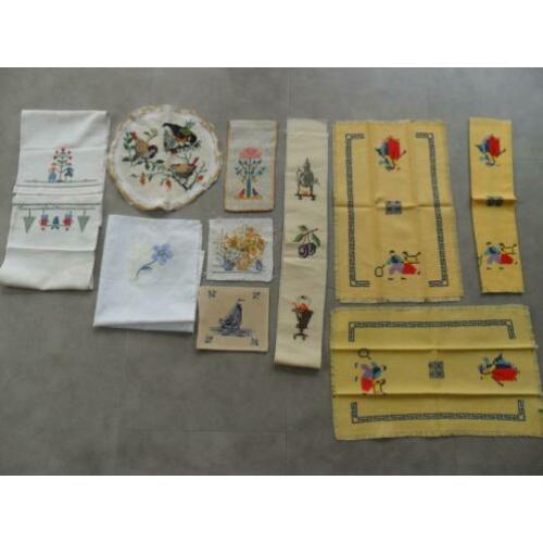 Pakket borduurtjes voor her gebruik