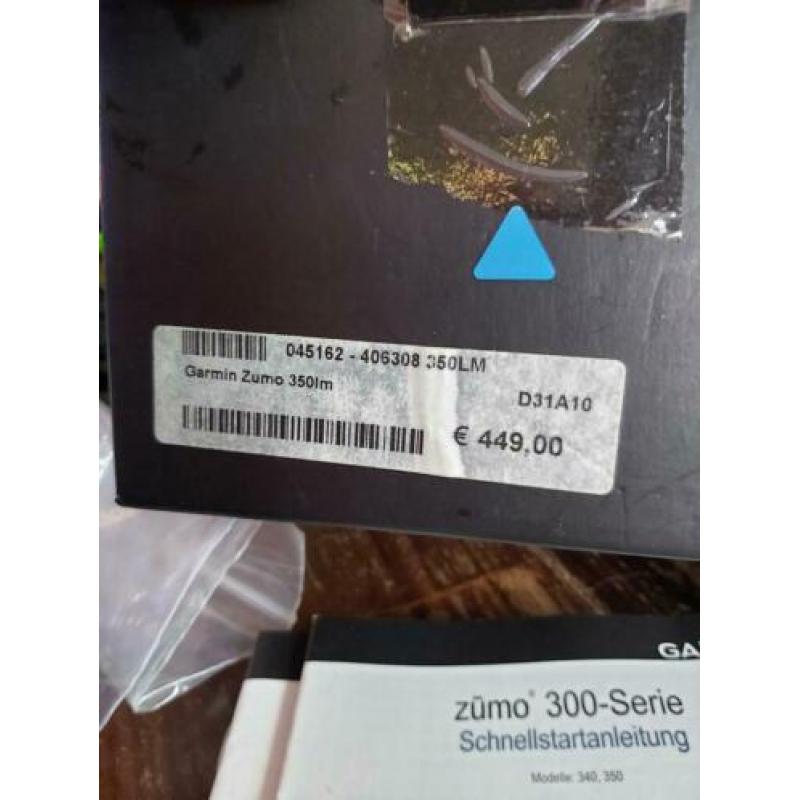 Garmin Zumo 350 LM zeer weinig gebruikt wegens overcompleet