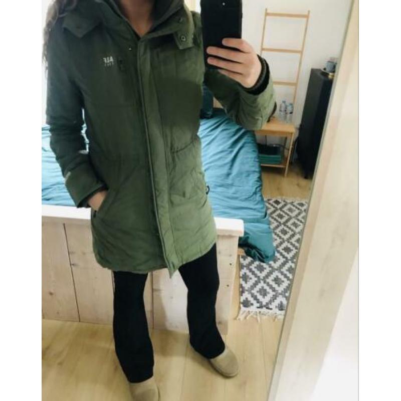 Abercrombie winterjas maat M