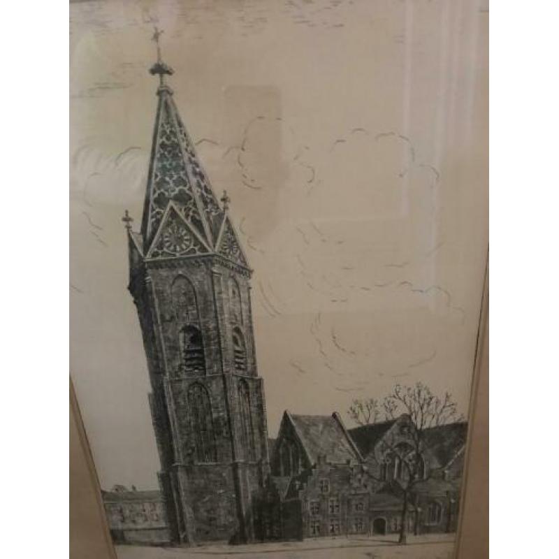 De Haagsche Toren, 75x53cm
