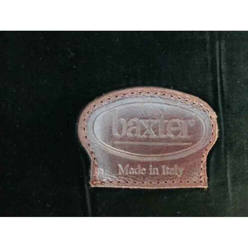 BAXTER model “Mickey” bruin lederen 3 zits kwaliteit bank