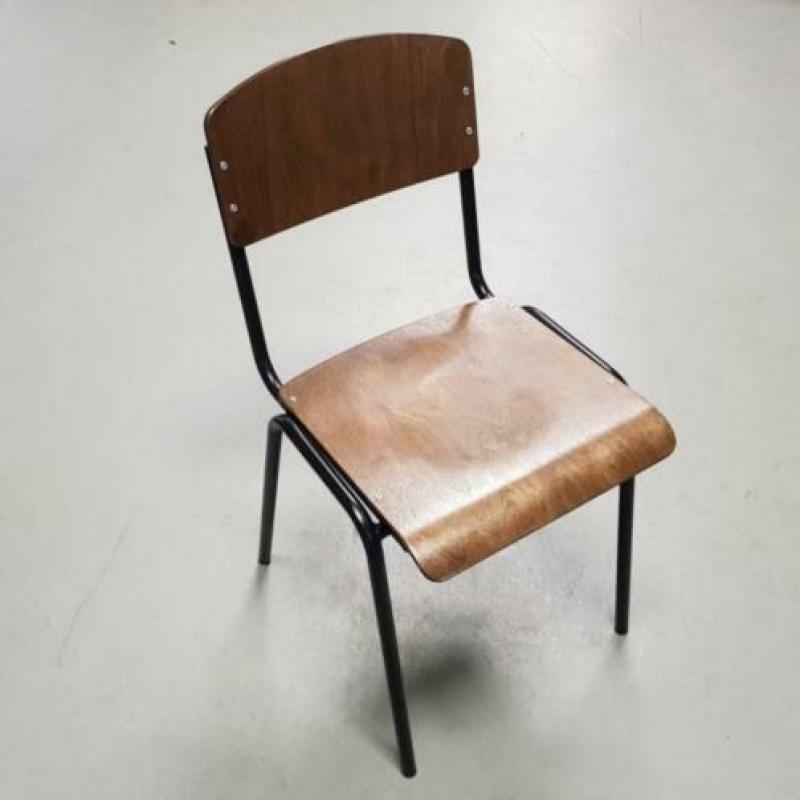 80 x school chair vintage oude schoolstoelen cafe stoel 294