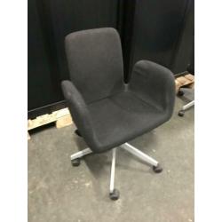 2 bureaustoelen, bureaustoel, antraciet | artnr. 1523