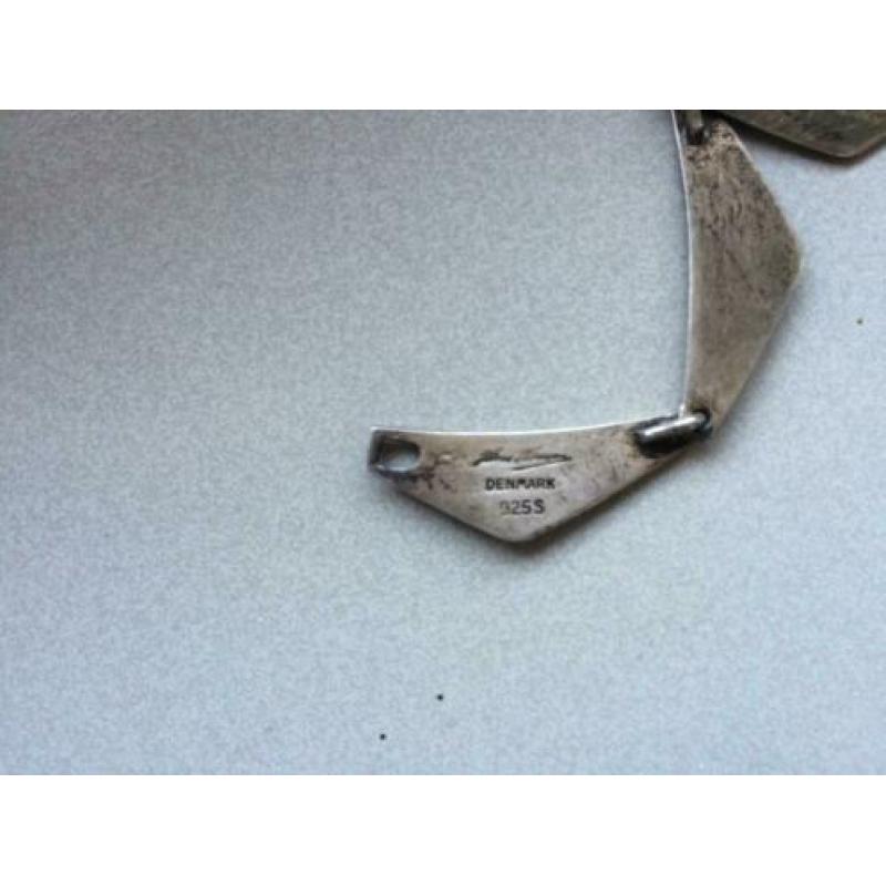 Hans Hansen Vintage Peak Design Sterling silver Halske