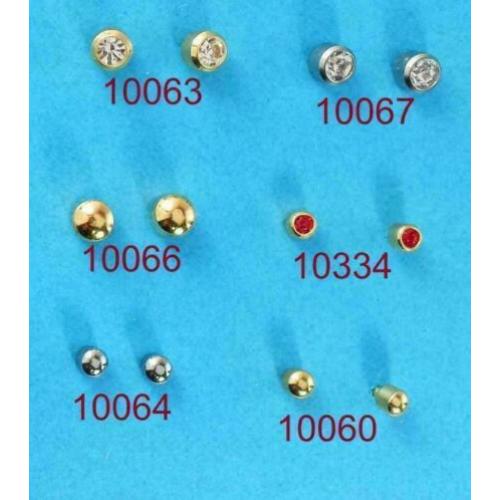 Anti-irritatie oorstekers van chirurgisch staal ~10060